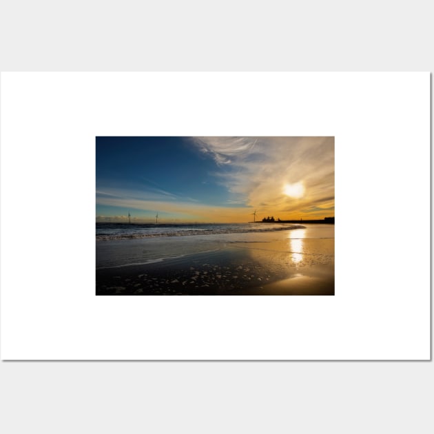 Daybreak on the beach Wall Art by Violaman